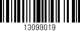 Código de barras (EAN, GTIN, SKU, ISBN): '13099019'
