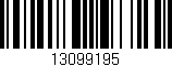 Código de barras (EAN, GTIN, SKU, ISBN): '13099195'
