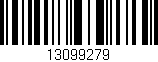 Código de barras (EAN, GTIN, SKU, ISBN): '13099279'