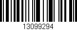 Código de barras (EAN, GTIN, SKU, ISBN): '13099294'