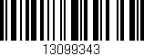 Código de barras (EAN, GTIN, SKU, ISBN): '13099343'