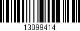 Código de barras (EAN, GTIN, SKU, ISBN): '13099414'