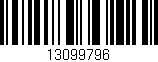 Código de barras (EAN, GTIN, SKU, ISBN): '13099796'