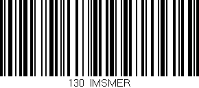 Código de barras (EAN, GTIN, SKU, ISBN): '130/IMSMER'