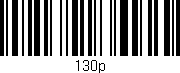 Código de barras (EAN, GTIN, SKU, ISBN): '130p'