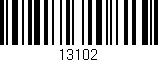 Código de barras (EAN, GTIN, SKU, ISBN): '13102'