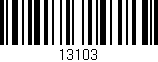 Código de barras (EAN, GTIN, SKU, ISBN): '13103'