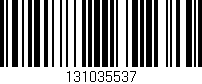 Código de barras (EAN, GTIN, SKU, ISBN): '131035537'