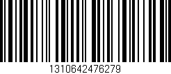 Código de barras (EAN, GTIN, SKU, ISBN): '1310642476279'