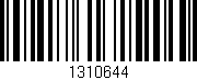 Código de barras (EAN, GTIN, SKU, ISBN): '1310644'