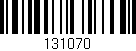 Código de barras (EAN, GTIN, SKU, ISBN): '131070'