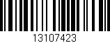 Código de barras (EAN, GTIN, SKU, ISBN): '13107423'