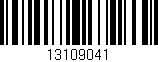 Código de barras (EAN, GTIN, SKU, ISBN): '13109041'