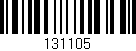 Código de barras (EAN, GTIN, SKU, ISBN): '131105'