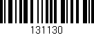Código de barras (EAN, GTIN, SKU, ISBN): '131130'