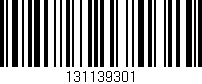 Código de barras (EAN, GTIN, SKU, ISBN): '131139301'