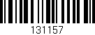 Código de barras (EAN, GTIN, SKU, ISBN): '131157'