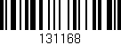 Código de barras (EAN, GTIN, SKU, ISBN): '131168'