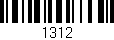 Código de barras (EAN, GTIN, SKU, ISBN): '1312'