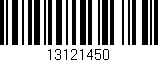 Código de barras (EAN, GTIN, SKU, ISBN): '13121450'