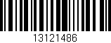 Código de barras (EAN, GTIN, SKU, ISBN): '13121486'