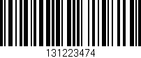 Código de barras (EAN, GTIN, SKU, ISBN): '131223474'
