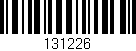 Código de barras (EAN, GTIN, SKU, ISBN): '131226'