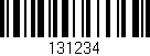 Código de barras (EAN, GTIN, SKU, ISBN): '131234'