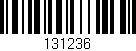 Código de barras (EAN, GTIN, SKU, ISBN): '131236'