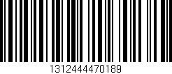 Código de barras (EAN, GTIN, SKU, ISBN): '1312444470189'