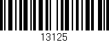 Código de barras (EAN, GTIN, SKU, ISBN): '13125'