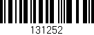 Código de barras (EAN, GTIN, SKU, ISBN): '131252'