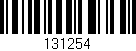 Código de barras (EAN, GTIN, SKU, ISBN): '131254'