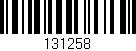 Código de barras (EAN, GTIN, SKU, ISBN): '131258'