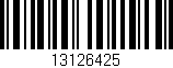 Código de barras (EAN, GTIN, SKU, ISBN): '13126425'
