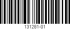 Código de barras (EAN, GTIN, SKU, ISBN): '131281-01'