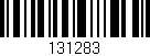 Código de barras (EAN, GTIN, SKU, ISBN): '131283'