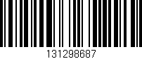 Código de barras (EAN, GTIN, SKU, ISBN): '131298687'