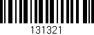 Código de barras (EAN, GTIN, SKU, ISBN): '131321'