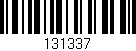 Código de barras (EAN, GTIN, SKU, ISBN): '131337'