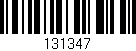 Código de barras (EAN, GTIN, SKU, ISBN): '131347'