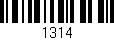 Código de barras (EAN, GTIN, SKU, ISBN): '1314'