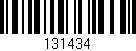 Código de barras (EAN, GTIN, SKU, ISBN): '131434'