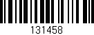Código de barras (EAN, GTIN, SKU, ISBN): '131458'