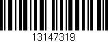 Código de barras (EAN, GTIN, SKU, ISBN): '13147319'