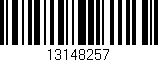 Código de barras (EAN, GTIN, SKU, ISBN): '13148257'