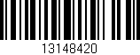 Código de barras (EAN, GTIN, SKU, ISBN): '13148420'