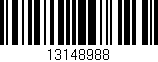 Código de barras (EAN, GTIN, SKU, ISBN): '13148988'