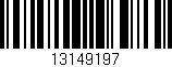 Código de barras (EAN, GTIN, SKU, ISBN): '13149197'