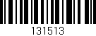 Código de barras (EAN, GTIN, SKU, ISBN): '131513'